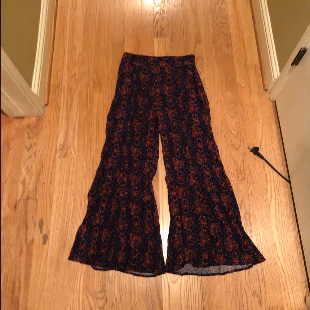 Anthropologie boho flare pants